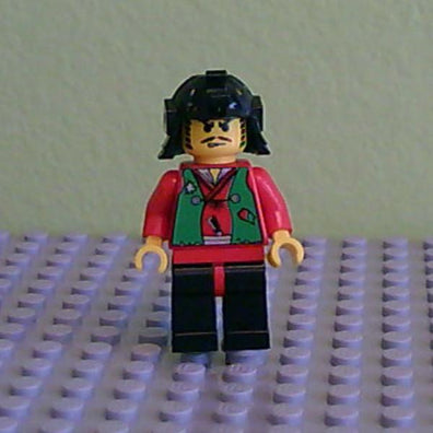 LEGO Minifigure-Ninja - Robber, Green-Ninja-CAS053-Creative Brick Builders